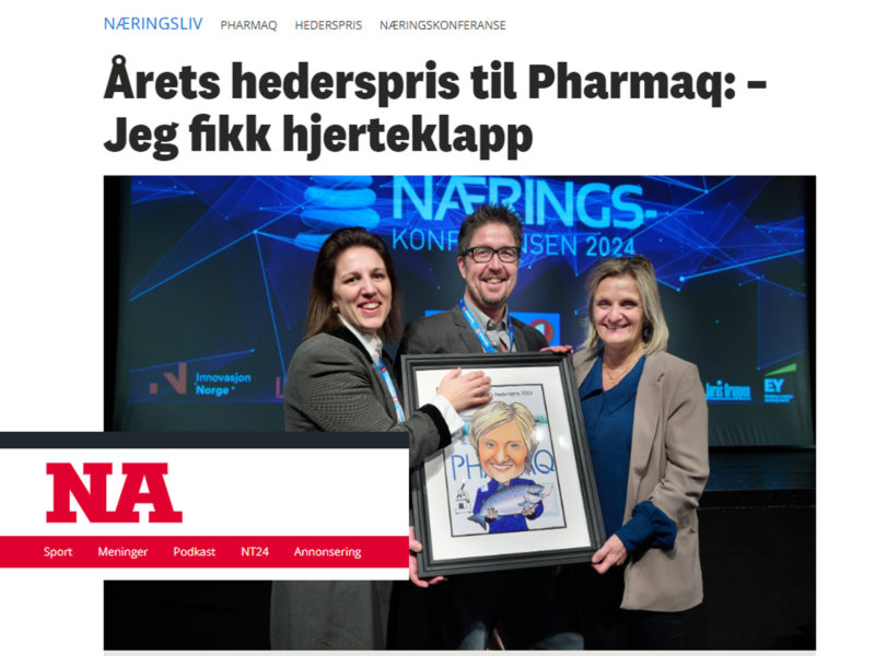 Årets hederspris til Pharmaq